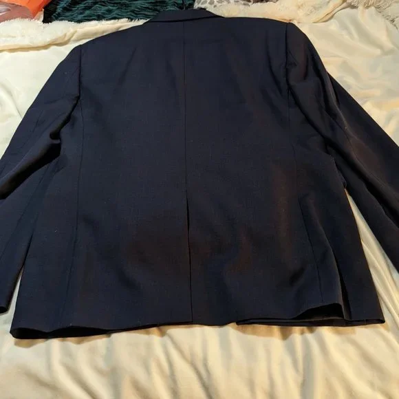 Navy Blue suit from Express Photographer line